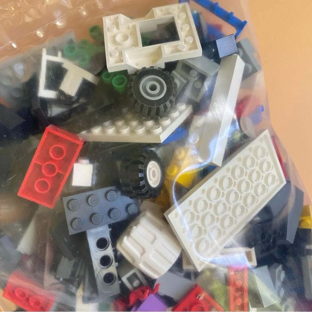 LEGOS Bulk Pieces Mixed Random Lot Over 1 lb. From Many Sets Mix Lot #1
